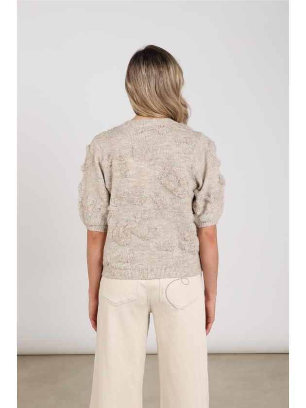 NUKUS Maggy Cardigan SS 9 sand