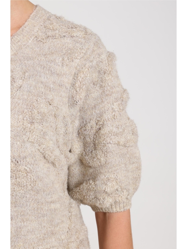NUKUS Maggy Cardigan SS 9 sand