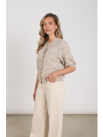 NUKUS Maggy Cardigan SS 9 sand