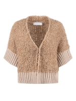 NUKUS Bell Cardigan 335 toffee