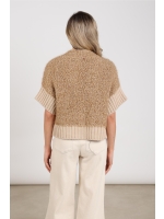 NUKUS Bell Cardigan 335 toffee