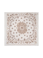 NUKUS Cici Scarf Paisley 318 offwhite/toffee