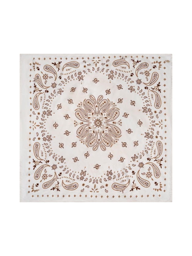NUKUS Cici Scarf Paisley 318 offwhite/toffee