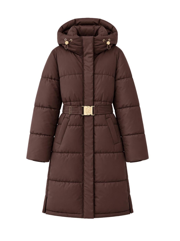 Nikkie Anara Long Puffer 5051 Chocolate Martini