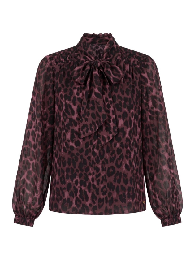 Nikkie Arabella Blouse 4912 Grape Wine