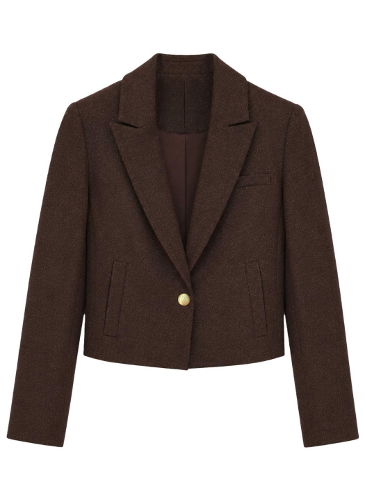 Nikkie Anou Short Blazer 5059 Chocolate Chip