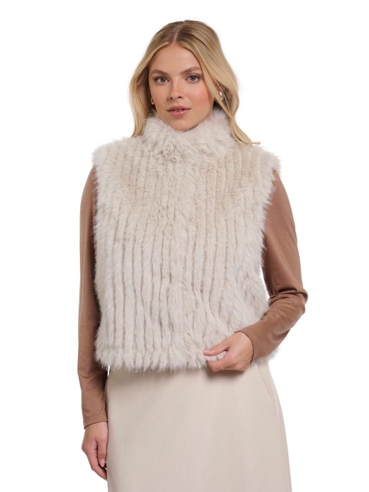 Rino en Pelle Waistcoat with closure 9030 birch