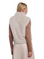 Rino en Pelle Waistcoat with closure 9030 birch