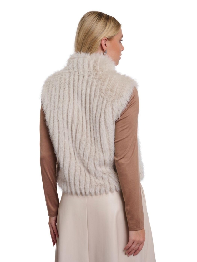 Rino en Pelle Waistcoat with closure 9030 birch