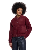 Rino en Pelle Boxy jacket 11110 sangria