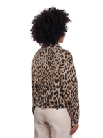 Rino en Pelle Boxy jacket 10307 light leopard