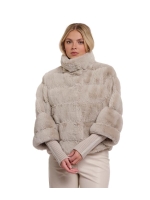 Rino en Pelle Jacket with rib cuffs 9030 birch