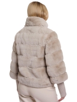 Rino en Pelle Jacket with rib cuffs 9030 birch