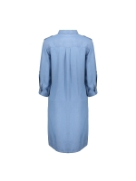 Geisha Dress short sleeves tencel 0063 Mid Blue