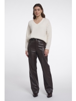 Rino en Pelle Regular length straight leg pants 11104 peated