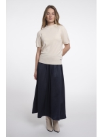 Rino en Pelle Midi skirt 10175 dark navy