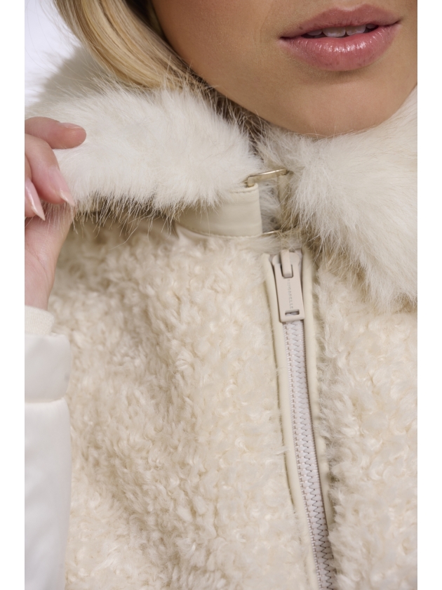 Rino en Pelle Mix material jacket 9030 birch