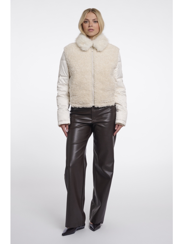 Rino en Pelle Mix material jacket 9030 birch