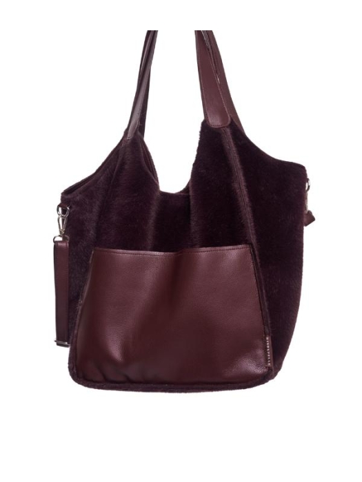 Rino en Pelle Handbag 11122 fudge cloak