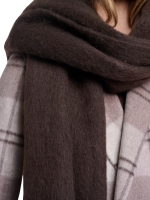 Rino en Pelle Scarf with fringes 11104 peated