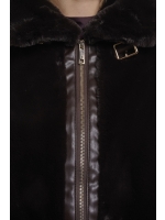 Rino en Pelle Short faux fur jacket 11104 peated