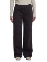 Rino en Pelle Regular length wide leg pants 11099 coffee roast