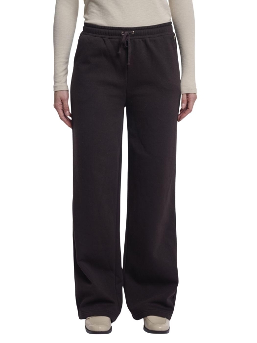 Rino en Pelle Regular length wide leg pants 11099 coffee roast