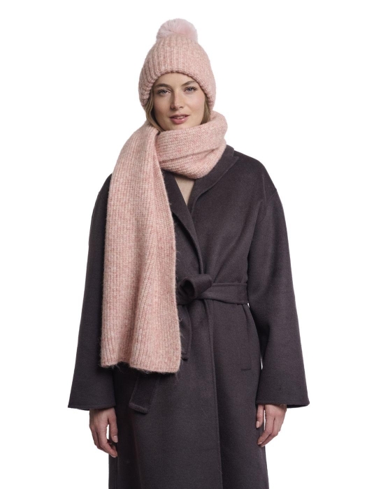 Rino en Pelle Scarf 11186 soft pink blend