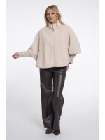 Rino en Pelle Cape with zipper 9030 birch