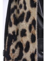 Rino en Pelle Scarf with print 11060 big leopard