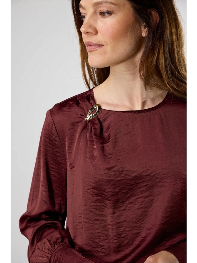 Label Dot Anita 830 bordeaux