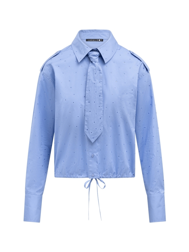 Label Dot Aroa 628 blauw licht