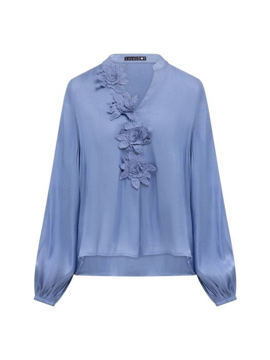 Label Dot Ally 628 blauw licht
