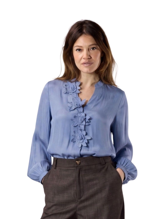 Label Dot Ally 628 blauw licht
