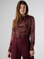 Label Dot Moriah 832 burgundy multi