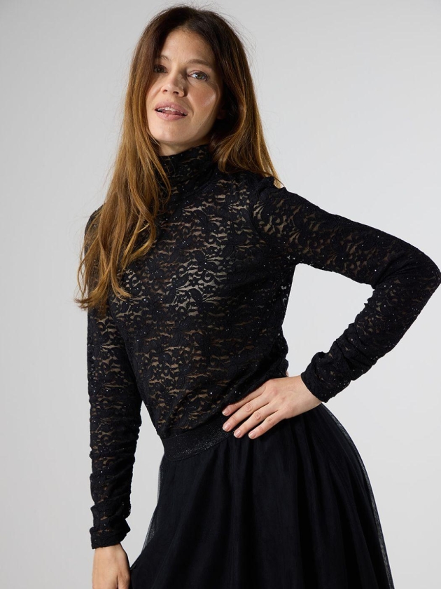 Label Dot Milaine 900 zwart