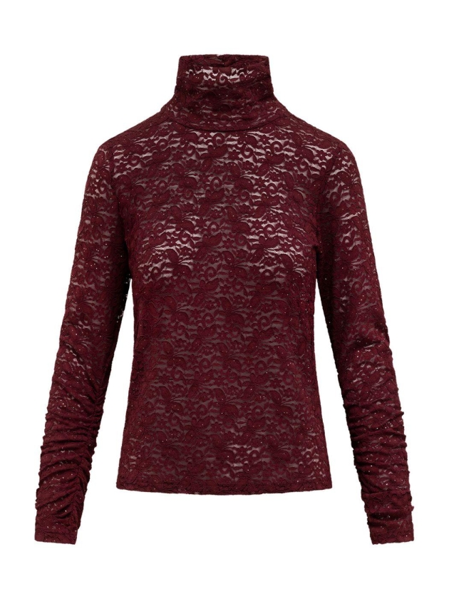 Label Dot Milaine 831 burgundy