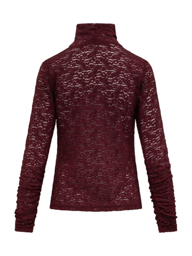 Label Dot Milaine 831 burgundy