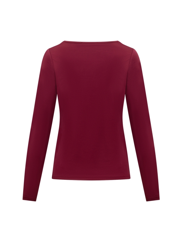 Label Dot Max LS 831 burgundy