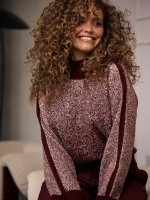 Label Dot Noemie 829 bordeaux multi