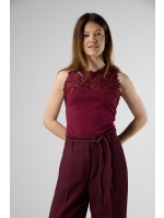 Label Dot Margo 830 bordeaux