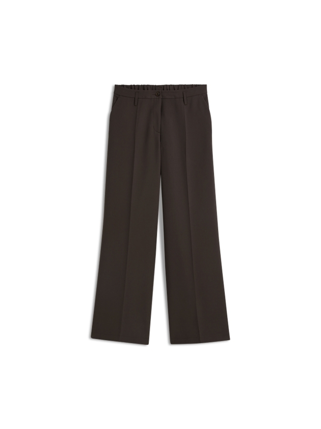 Summum Woman Trousers Foam uni 754 Dark chocolate