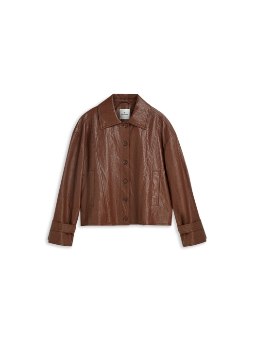 Summum Woman Jacket Faux leather 757 Toffee