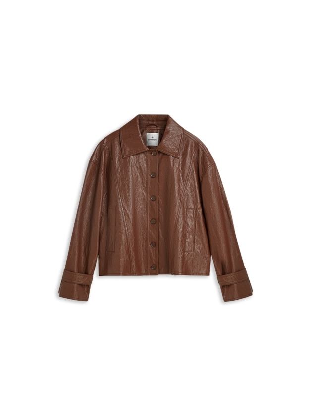 Summum Woman Jacket Faux leather 757 Toffee