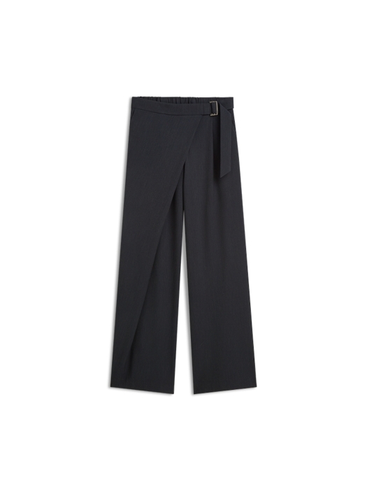 Summum Woman Trousers Pinstripe small 495 Midnight blue