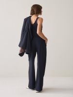 Summum Woman Blazer Viscose blend stripe 495 Midnight blue