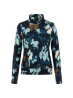 Sarto Fashion Knitted blouson rolcollar t1043 faded opal green+ leaves