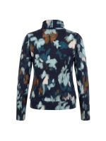 Sarto Fashion Knitted blouson rolcollar t1043 faded opal green+ leaves