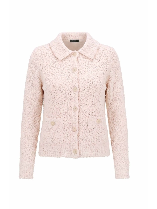 Sarto Fashion Cardigan polo collar t070 ivory