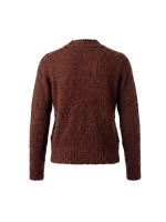 Sarto Fashion Pullover turtle buttons t455 fudge brown